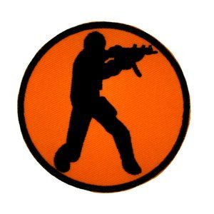Counter Strike Patch Embroidery Iron on Sew Applique Video Games Badge Gaming